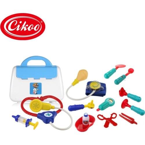 2020 good quality pretend play doctor kits toys with case box medical doctor set set for kids role play