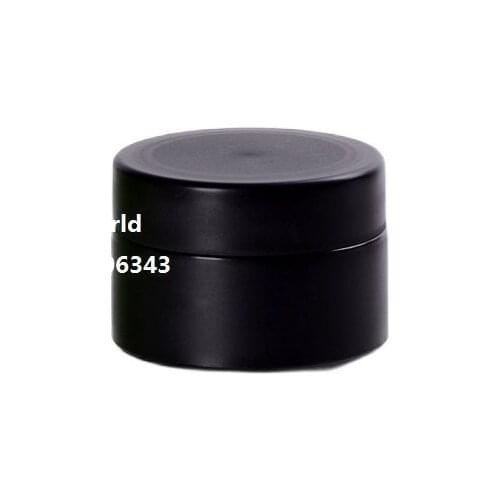 50G frosted green/black plastic jar for eye cream/sample cream/ essence/art nail cosmetic pot/moisturier cosmetic packing