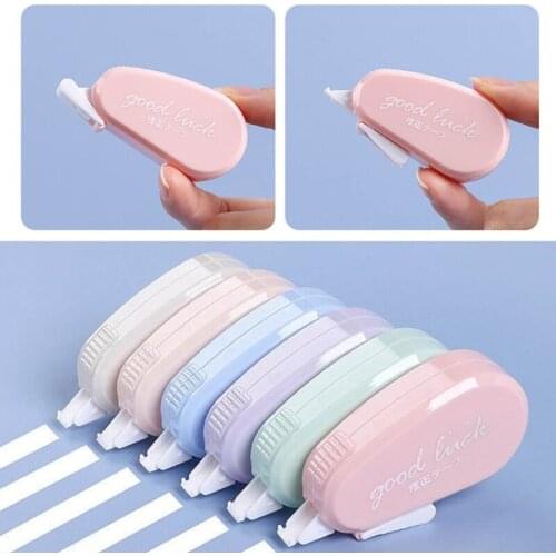 6 Pieces Macaron Color Correction Tapes White Correction Tape Quick Dry White Tape Morandi Color Correction Tape Wide