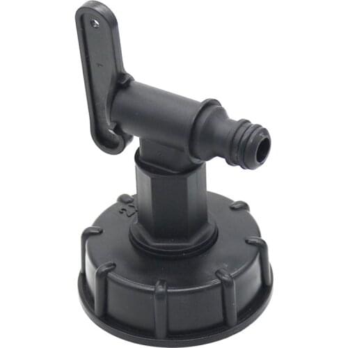 60mm to 3/4" Female Thread IBC Tank Valve Outlet 15mm Interface Garden Irrigation Connection Faucet 1000L IBC Tank Fittings 2Pcs