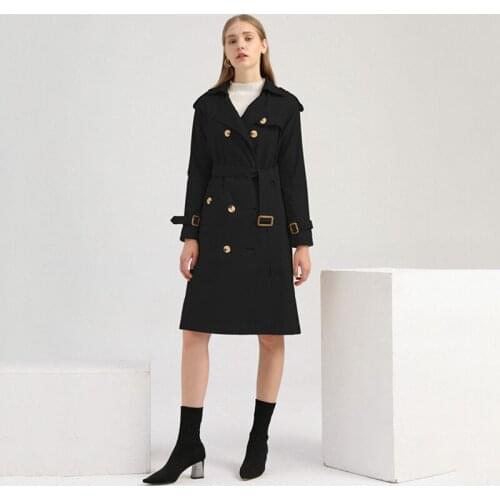 Ang fou Women's Black Raincoats