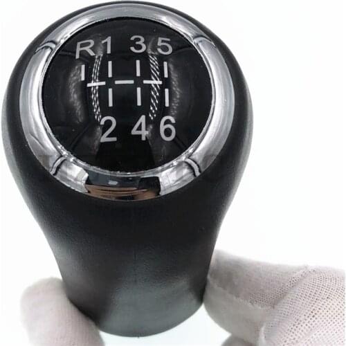 For VAUXHALL For OPEL ASTRA H III MK5 CORSA D ZAFIRA B Car Gear Shift Knob 6 Speed Automatic Gear Stick Shift Knob Lever Chrome