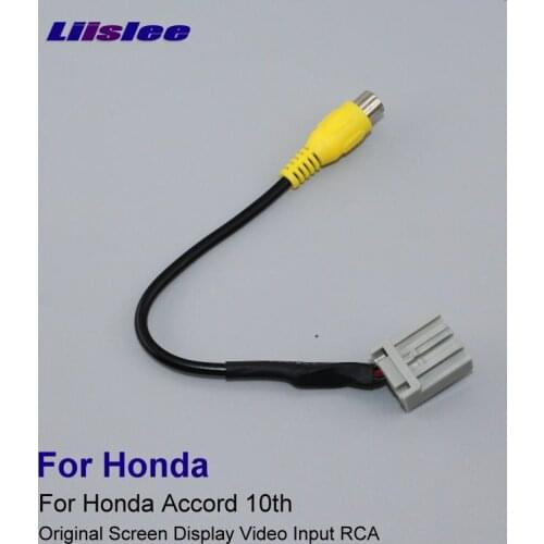 Car Rear View Camera RCA Adapter Wire For Honda Accord/Inspire 10th 2017~2018 Original Connector Cable