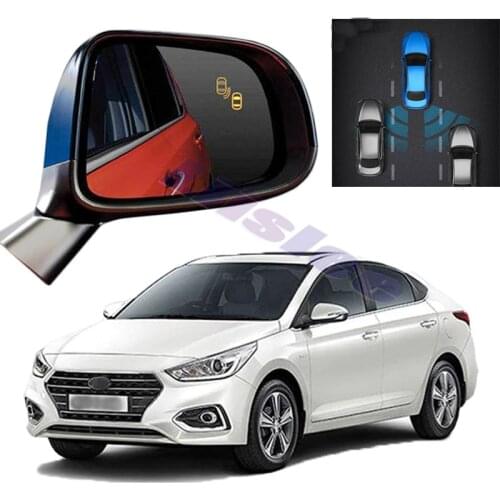 Car BSM BSD BSA Radar Warning System Safety Driving Alert Mirror Detection Sensor For Hyundai Verna Brio Accent HC 2016~2020