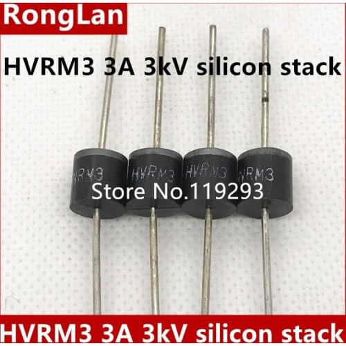 [BELLA] high voltage high voltage diodes HVRM3 high voltage silicon stack 3A 3kV frequency--40pcs/lot