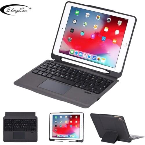 Keyboard Case for iPad 9.7 2017 2018 5th 6th Generation Case for iPad Air 1 2 Pro 9.7 Cover Bluetooth Keyboard with Touchpad