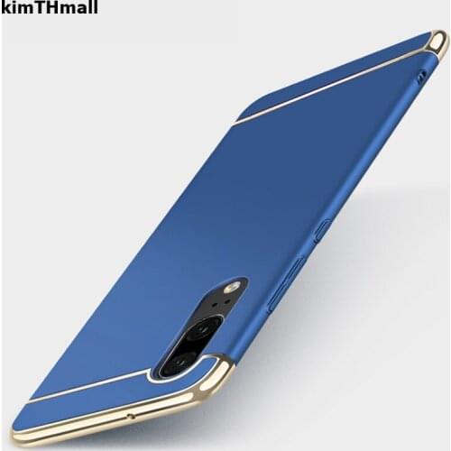 Case For Samsung Galaxy A7 2018 Cover Royal Gold Metal Plating Hard Removable 3 in 1 Case For Samsung A7 2018 A750F kimTHmall