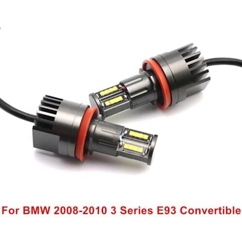 For BMW 2008-2010 3 Series E93 Convertible LED angel eyes light IP65 Day light LED Marker 6000K Ultra Bright High Power