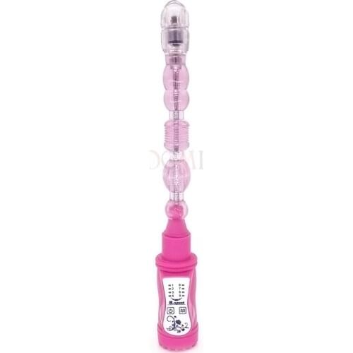 DOMI 28.5cm 8 Function Vibrator Sex Toys Jelly Anal Dildo Masturbation Adult Butt Plug Anal Massager Sex Products for Women