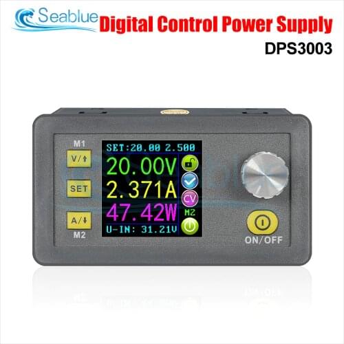 DPS3003 32V 0-3A Constant Voltage Current Step-down Programmable Power Supply Module Buck Voltage Converter Color LCD Voltmeter