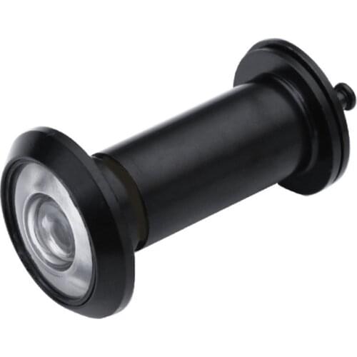 Zinc Alloy Peephole for front Door with Privacy Cover Hidden Security Door Viewer Diameter 16mm Fine Thread Design