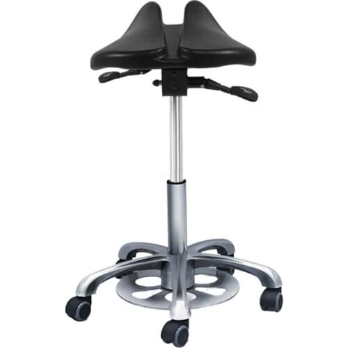 Ergonomics Lifting Rotating Stool Pulley Riding Chair Office Furniture Hairdressing Tattoo Dentist Operating Room Saddle Chair
