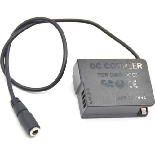 DMW-BLC12 BLC12E DMW-BLC12PP dummy battery DMW-DCC8 DC Coupler for Lumix DMC FZ1000 FZ2000 FZ200 FZ300 G7 G6 GX8 GH2 GH2K GH2S