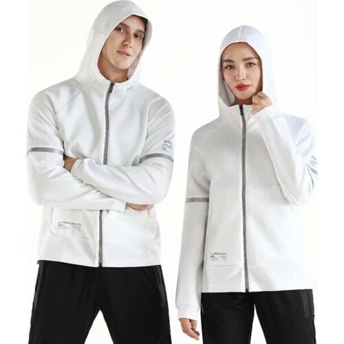 Autumn Winter New Leisure Sports Jacket Mens Fitness Long Sleeve Running Hooded Unisex Loose Hoodies Sweatshirts Training Suit