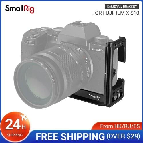 SmallRig Camera L-Bracket for FUJIFILM X-S10 Camera w/ Arca-Type 1/4" Accessory Threads Quick Release L plate 3086