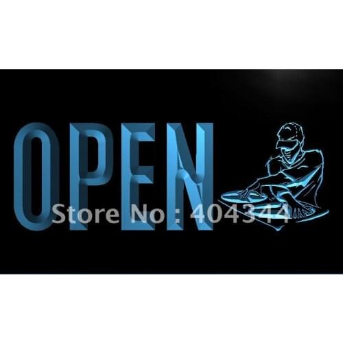 LK856- OPEN DJ Disc Jockey Live Band LED Neon Light Sign home decor crafts