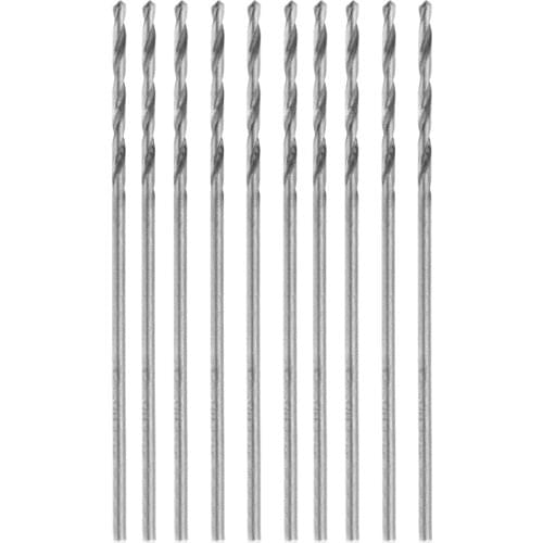 Multifunction 10 Pcs Tiny Micro HSS 0.5mm Straight Shank Twist Drilling Bit
