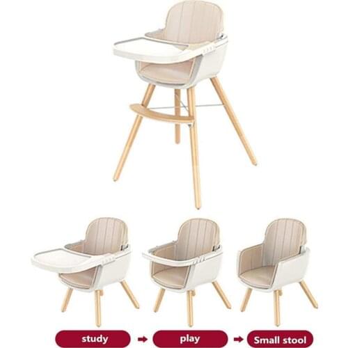Multi-function Adjustable Baby Dining Chair Booster Seat Feeding Lunch Chair Dinner Plate Baby Anti-slip High Chair FurnitureHWC