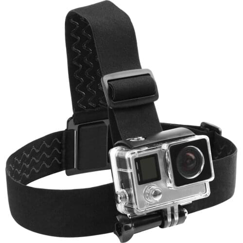 Non-slip Camera Mount Holder Band Adapter Adjustable Head Strap Belt for GoPro Sjcam Yi Action Sports Camera Head Band