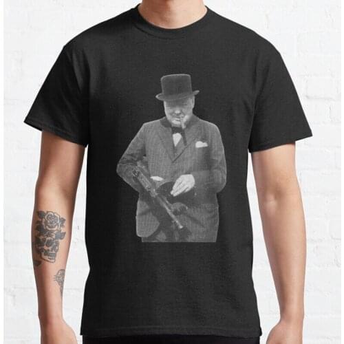 New Sir Winston Churchill Classic T-Shirt Gym Shirts For Women S-5XL boys white t shirts Unisex
