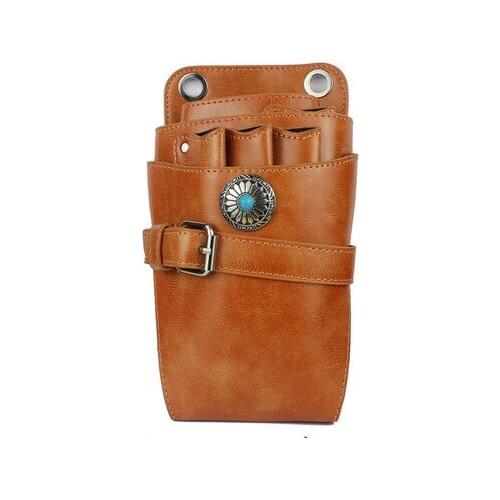 Scissors bag Barber floral sun bag new retro barber bag with belt shoulder bag scissors barber Non-slip wear-resistant