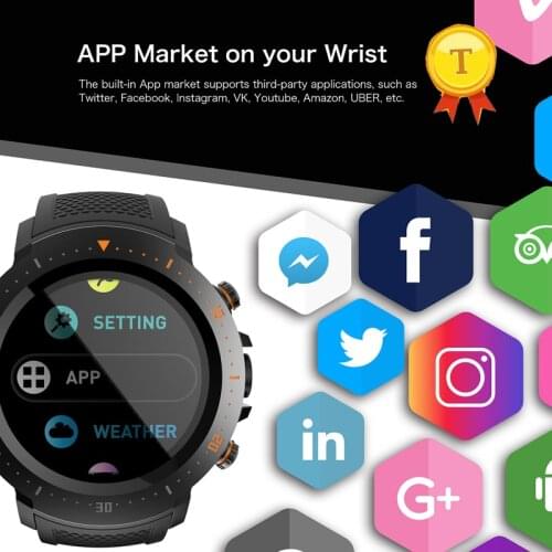 Factory wholesale touch screen 4g smart watch android fitness watch gps tracking smartwatch man google play store app download
