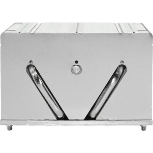 2U Server Passive Radiator Rectangular Hole Pitch Passive Radiator Fanless LGA2011