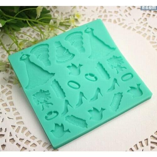 Dress chocolate silicon mold fondant Cake decoration mold girl molds(si201)