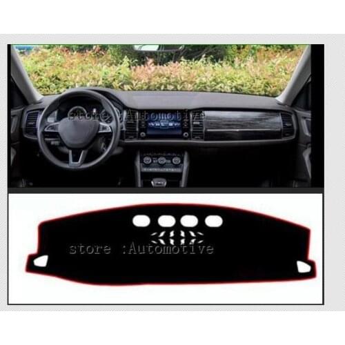 Car dashboard Avoid light pad Instrument platform desk cover Mats Carpets Auto accessories For Skoda Kodiaq 2016 2017 2018