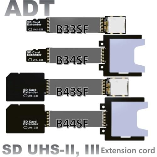 The MicroSD TF extension line supports SDHC SDXC UHS-III full speed non-fpc card reading navigation line Flexible Flat Cable