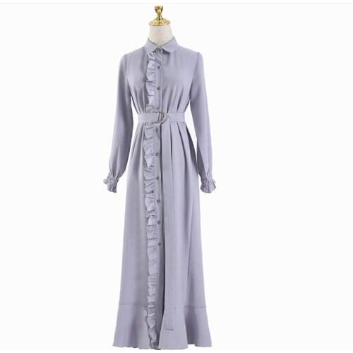 Lotus Leaf Moroccan Kaftan Womens Hijab Dress Qatar Uae Turkish Coat Kaftans for Women Jalabiya Saudi Arabia Dresses Moslem