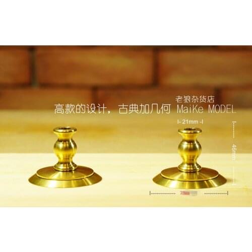 1: 200/350 Model Ship Display Pedestals 65*46mm - Brass