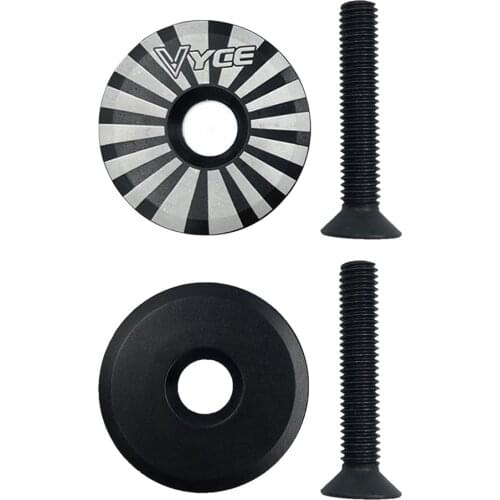 Aluminum alloy MTB Road Bike Bowl Cover Bicycle Stem Top Cap for 28.6mm Fork Tube Headset Cap Cycling Parts Headset Cover