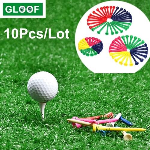 10Pcs/Set Plastic Golf Tee Scale Tees Replacement Driving Range Hitting Trainer Club Accessories Random Color