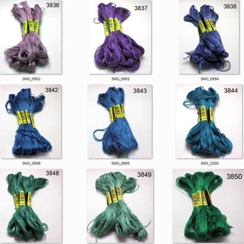 10 pieces cross stitch threads / cross stitch embroidery thread / Custom threads colors 11