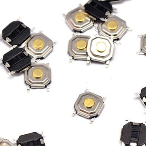 4 * 4 * 1.6mm touch switch patch 4-pin copper button / waterproof copper head (20pcs)