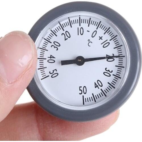 -50 ~ +50℃ 38mm Embedded Mini Thermometer Storage Luggage Bag Box Temperature Good for Fishing Storage Luggage Bag Box