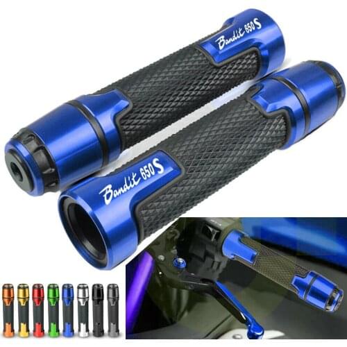 7/8" Aluminum Motocycle Handlebar Hand Grips hand grips For SUZUKI Bandit 650S