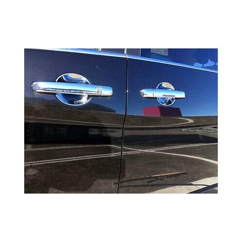 ABS Chrome Door Handle Bowl Cover Trim 4pcs For Nissan Serena MkIV C26 16-17