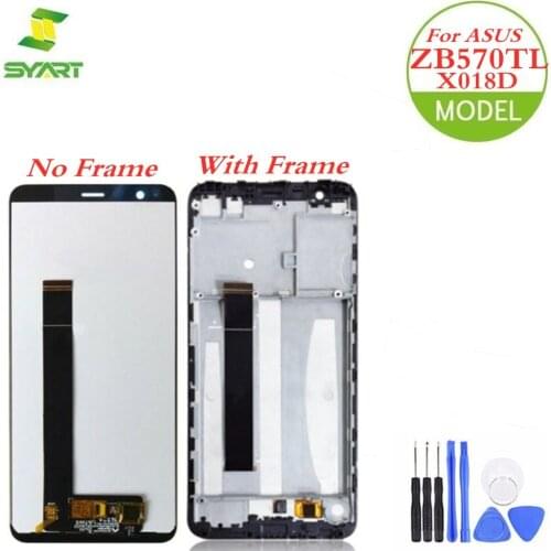 For ASUS ZenFone Max Plus M1 ZB570TL LCD Display Touch Screen Digitizer Assembly + Tools For Asus X018D X018DC 5.7" LCDs Screen