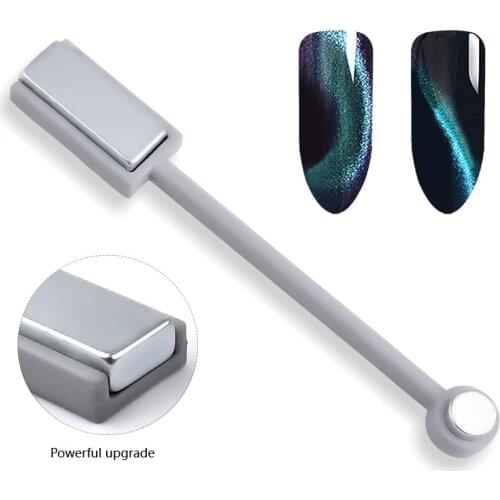 Double Headed Strong Magnetic Pen Tools Nail Art Magnet Stick 9D Cat Magnetic for Nail Gel Polish Line Strip Effect
