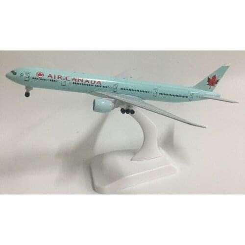 JASON TUTU 20cm Air Canada Boeing 777 Plane Model Airplane Model Aircraft Model 1:300 Diecast Metal planes toys Gift Collect
