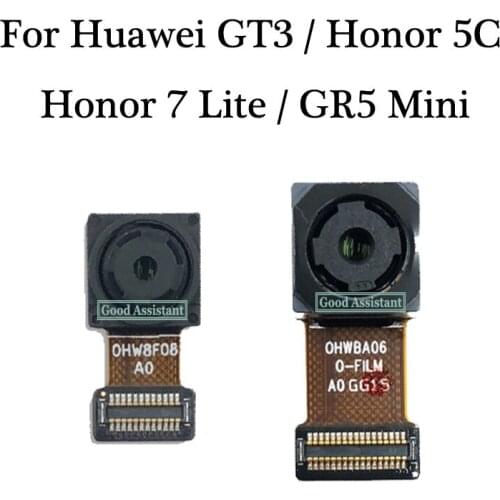 For Huawei Honor 5C / Honor 7 Lite / GR5 Mini / GT3 NEM-L31 Back Main Rear Big camera Small Front Camera flex cable Ribbon