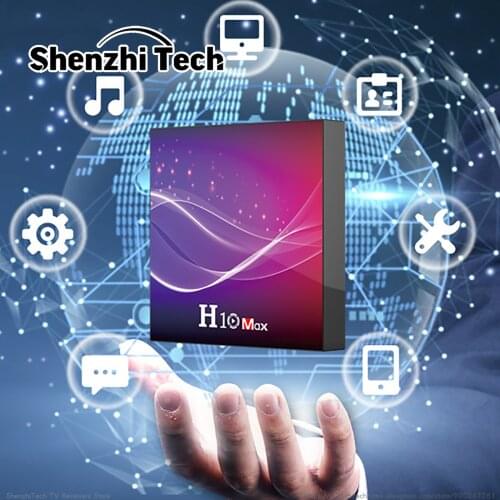 H10 MAX 6K TV Box Android 10 with Quad Core 4GB RAM 32GB 64GB ROM WIFI Smart Set Top Console IPTV OTT M3U 3D Media Receiver 2021