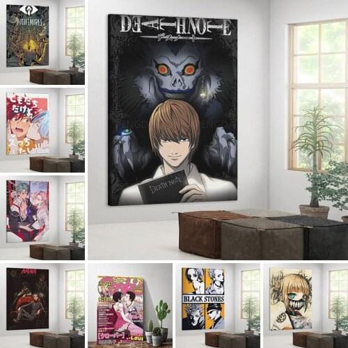 Home Decoration Painting Fight Kiss Cool Girl Anime Boy Wall Art HD Print Modern Poster Canvas Cuadros Modular Picture For Gift