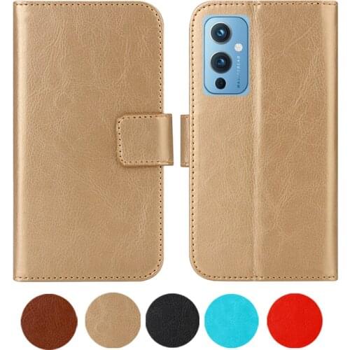 Leather Case For OnePlus 9 6.55" Retro Flip Cover Skin Wallet Coque for OnePlus 9 2021 Phone Case Fundas Etui Bags Magnetic