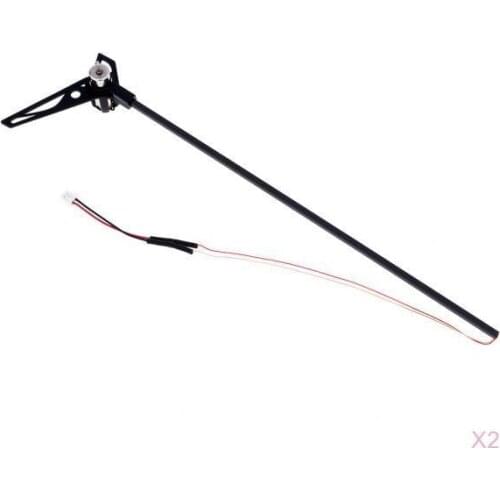 2x Long Tail Boom Motor Assembly For WLtoys V911S V966 XK K100 RC Helicopter