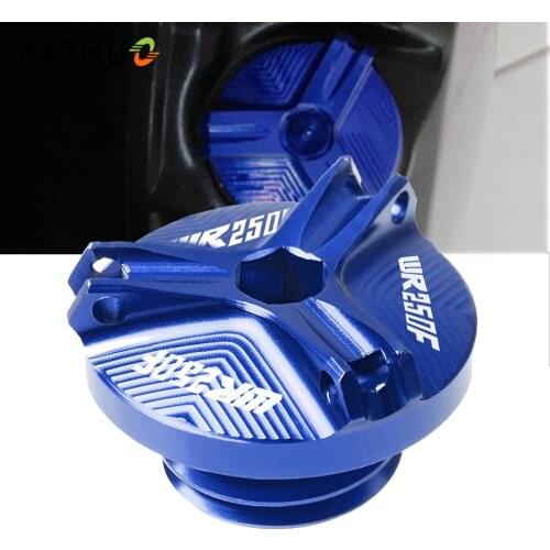 Motorcycle Engine Oil Filler Cup Cap Oil Filler Cap Plug Cover For Yamaha WR250F WR 250 F 250F 2003-2018 2017 2016 2015