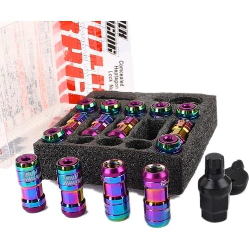 Racing Formula Nuts Set With Lock Lug