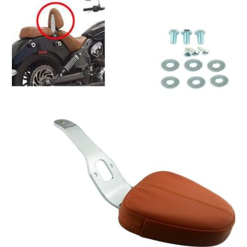 New Motorcycle Cafe Racer Seat Backrest Driver Backrest Support Pad For Indian Scout 2015-2018 Scout Sixty 2016-2018 2017